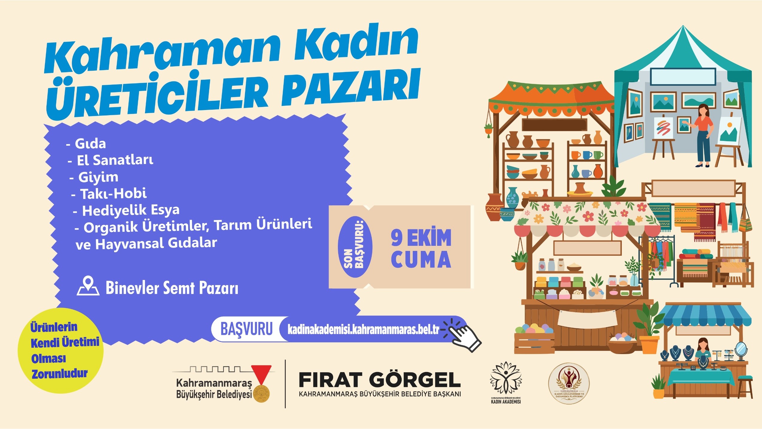 Kahramanmaraş Büyükşehir Belediyesi, Başkan Fırat Görgel öncülüğünde kadınların sosyal ve