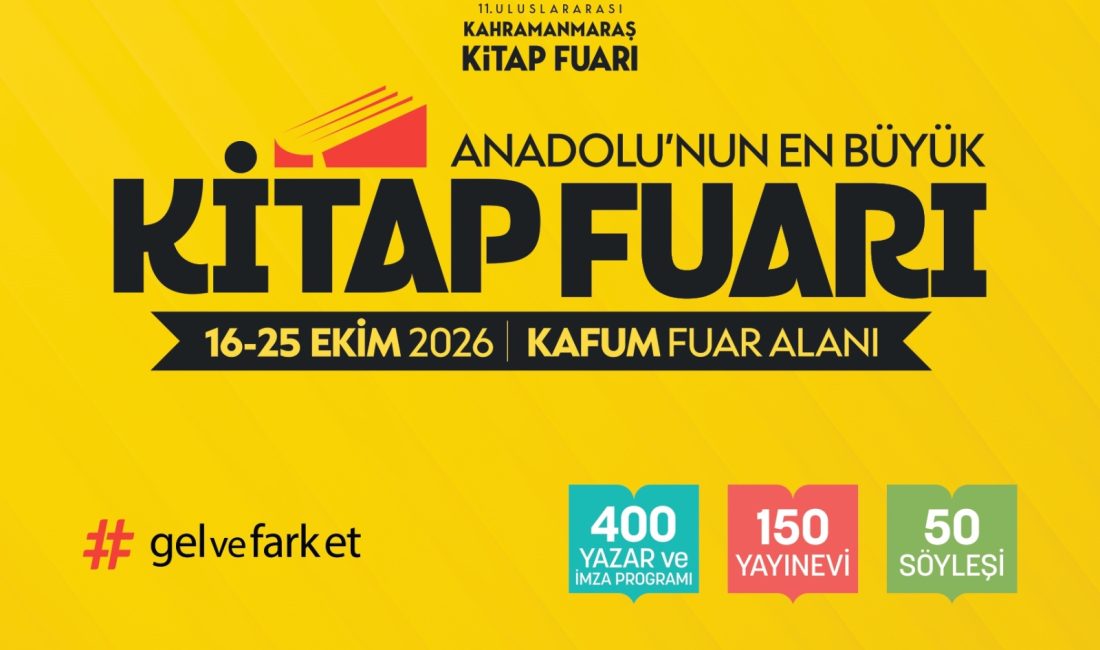 Büyükşehir Belediyesi tarafından bu yıl 11’incisi düzenlenecek Uluslararası Kahramanmaraş Kitap