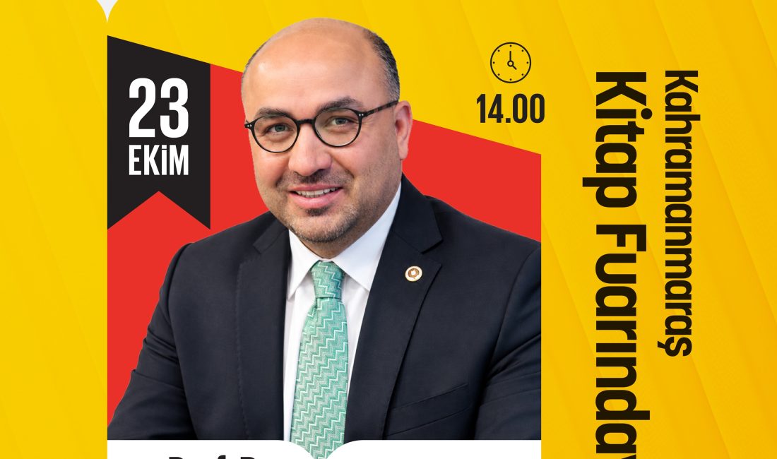 Büyükşehir Belediyesinin 11. Uluslararası Kahramanmaraş Kitap Fuarı’nda 23 Ekim Cuma
