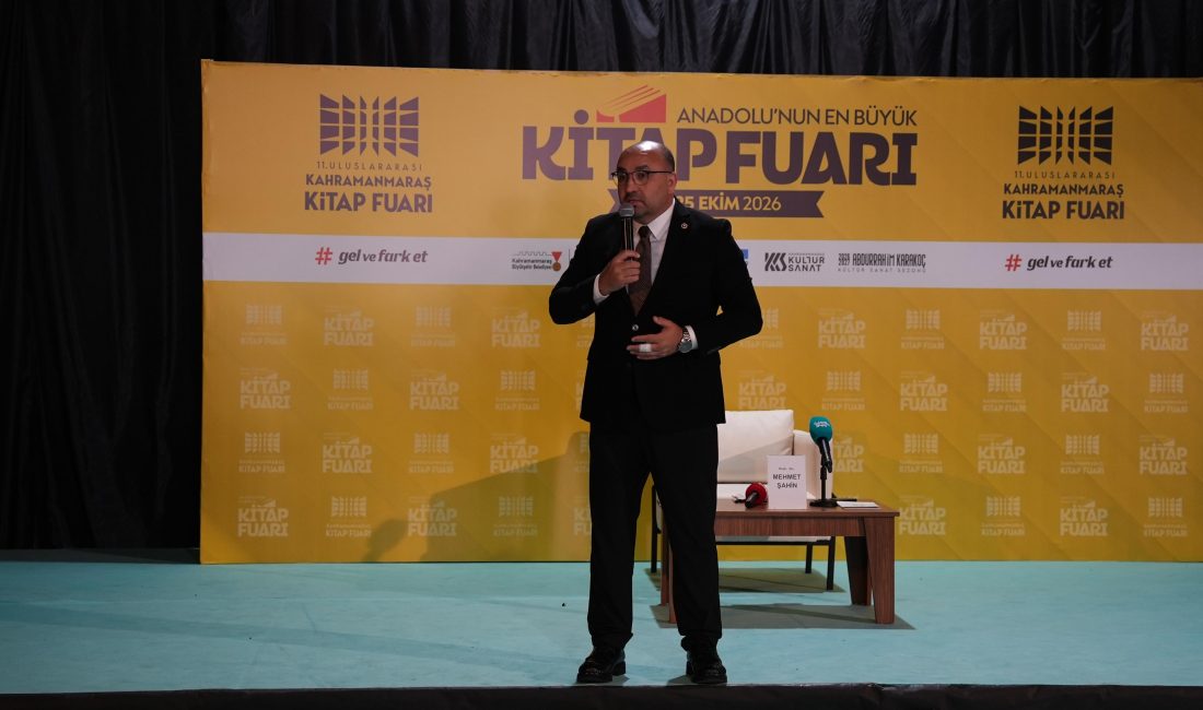 Prof. Dr. Mehmet Şahin, Kitap Fuarı’nda Ortadoğu ve Türk Dış Politikasını Ele Aldı Büyükşehir Belediyesinin 11. Uluslararası Kahramanmaraş Kitap Fuarı’nın sekizinci gününde okurlarla