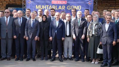 19 Ekim Muhtarlar Günü programında konuşan Büyükşehir Belediye Başkanı Fırat