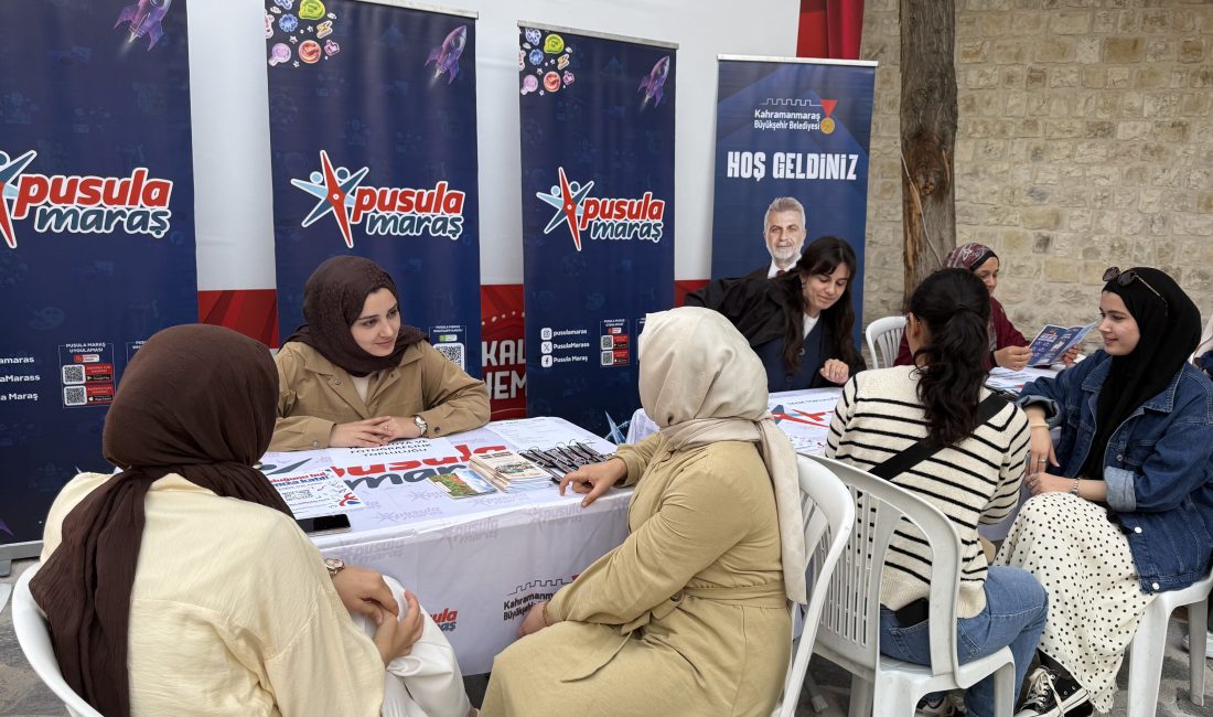 Gençler Pusula Maraş’ta Buluşuyor, Gençlik Hareketi Büyüyor Büyükşehir Belediyesinin gençlik markası Pusula Maraş tarafından Kahramanmaraş Kalesi’nde düzenlenen