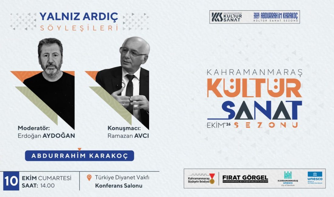 Büyükşehir Belediyesi, Türkiye’nin ilk ve tek UNESCO Edebiyat Şehri Kahramanmaraş’ta