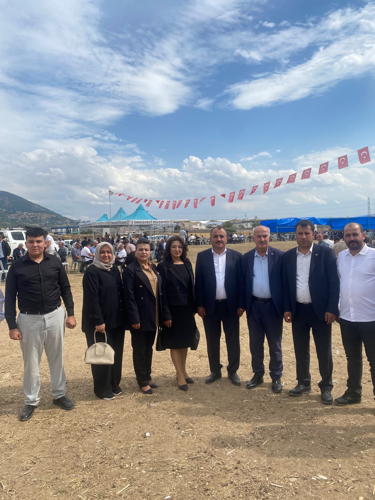 Milli Yol Partisi Onikişubat Teşkilat Başkanı Mehmet Horoz, oğlu Hayrullah