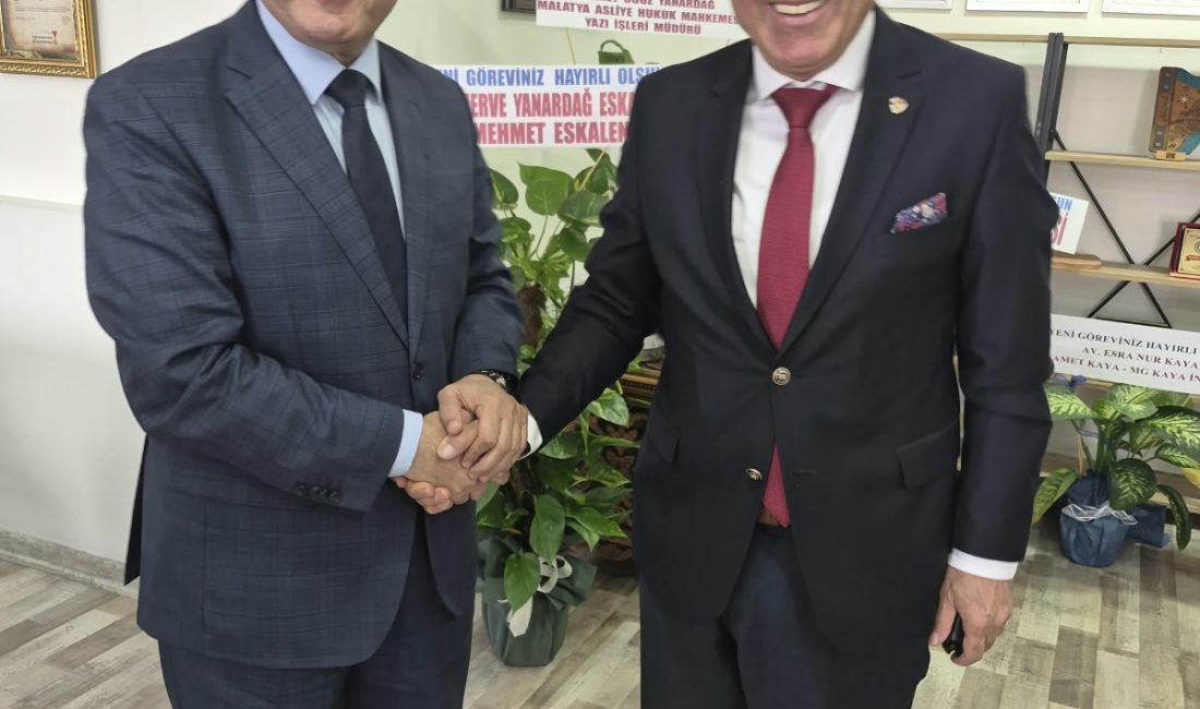 Kahramanmaraş Amatör Spor Kulüpleri Federasyonu (ASKF) Başkanı Ekrem Karaoğlan ve