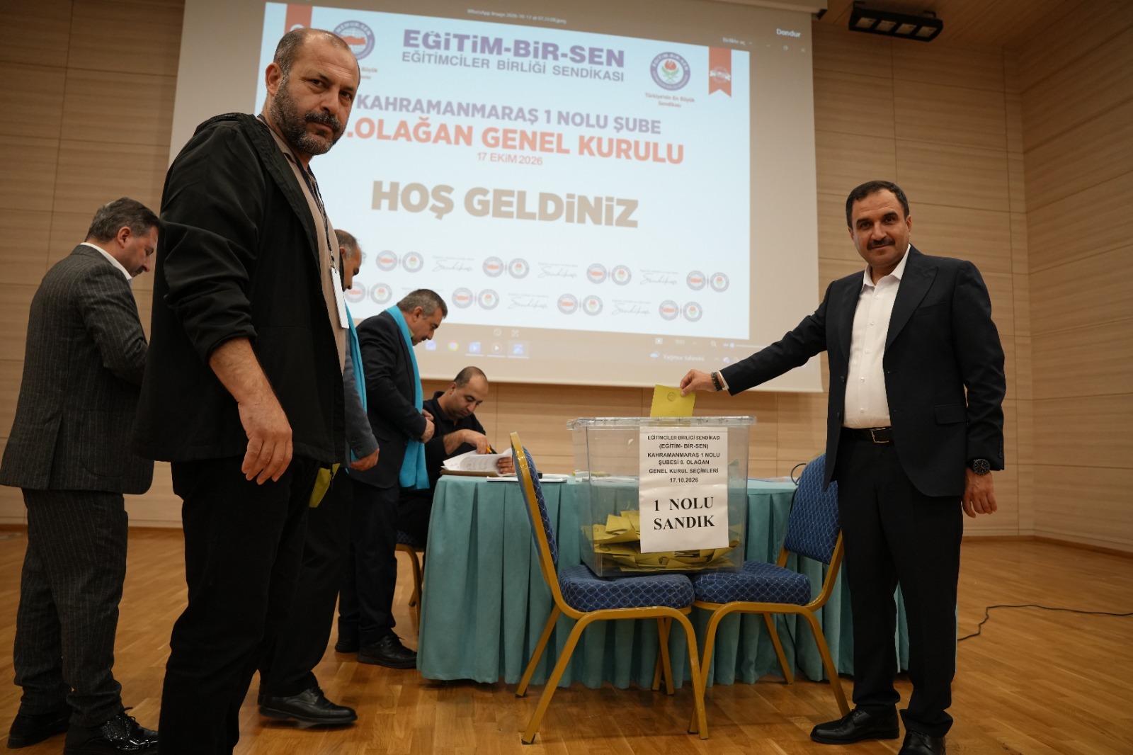 Eğitim-Bir-Sen Kahramanmaraş 1 No’lu Şubesi’nin 8. Olağan Genel Kurulu’nda Mehmet